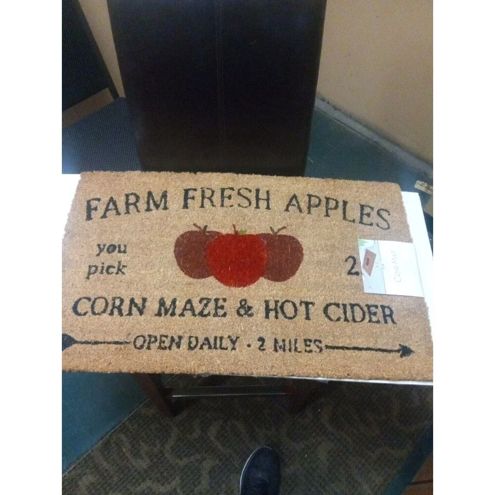 Huntington Home Farm Fresh Apples Coir Mat